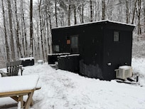 This cabin is gorgeous! Inside and out!