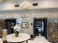 Bank vault that is now a convenience shop
