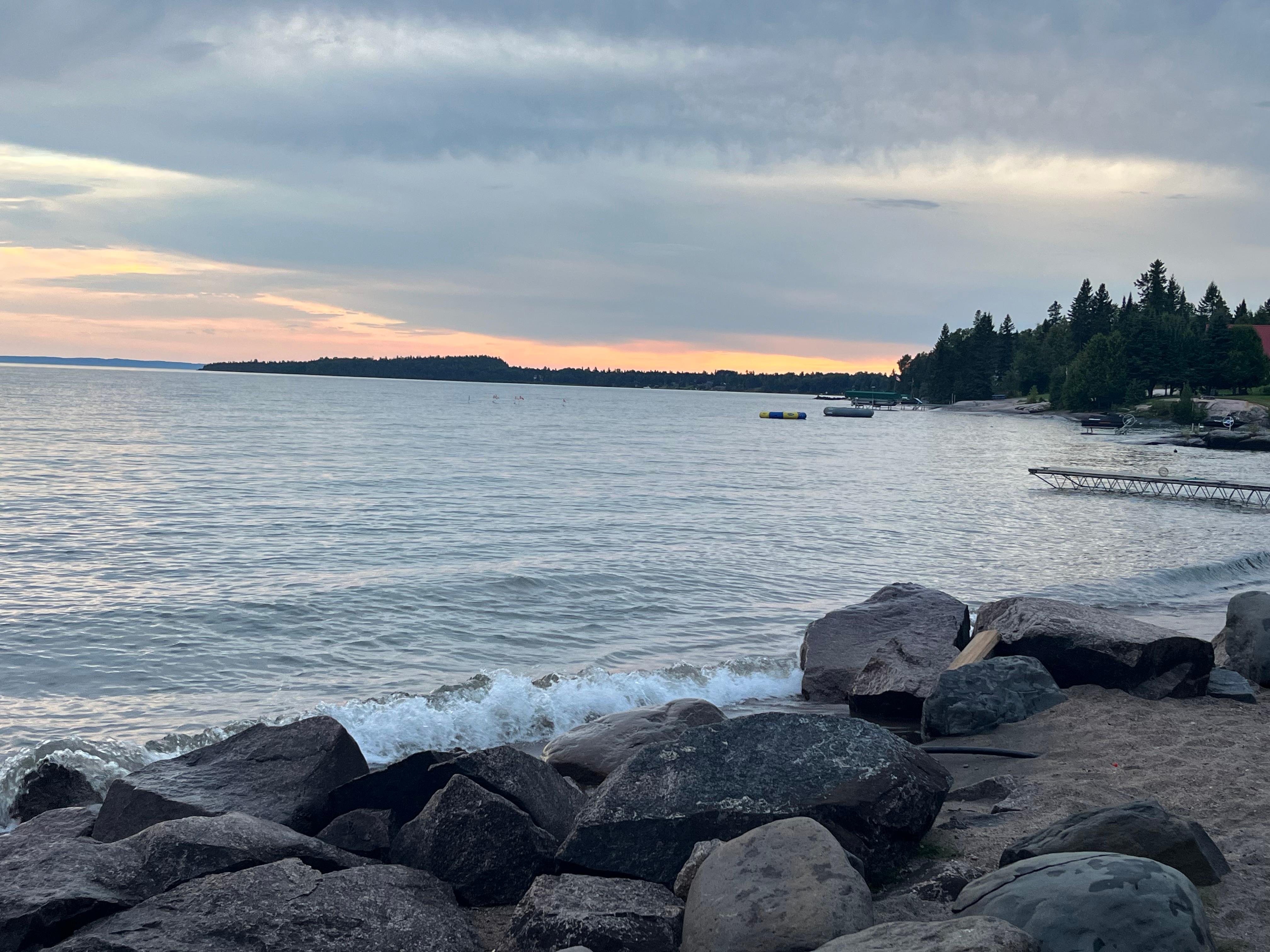 Evening on the beach