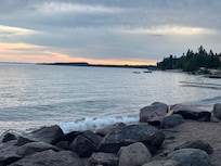 Evening on the beach
