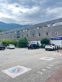 Utsiden av leiligheten
