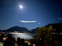 Night time view from main balcony