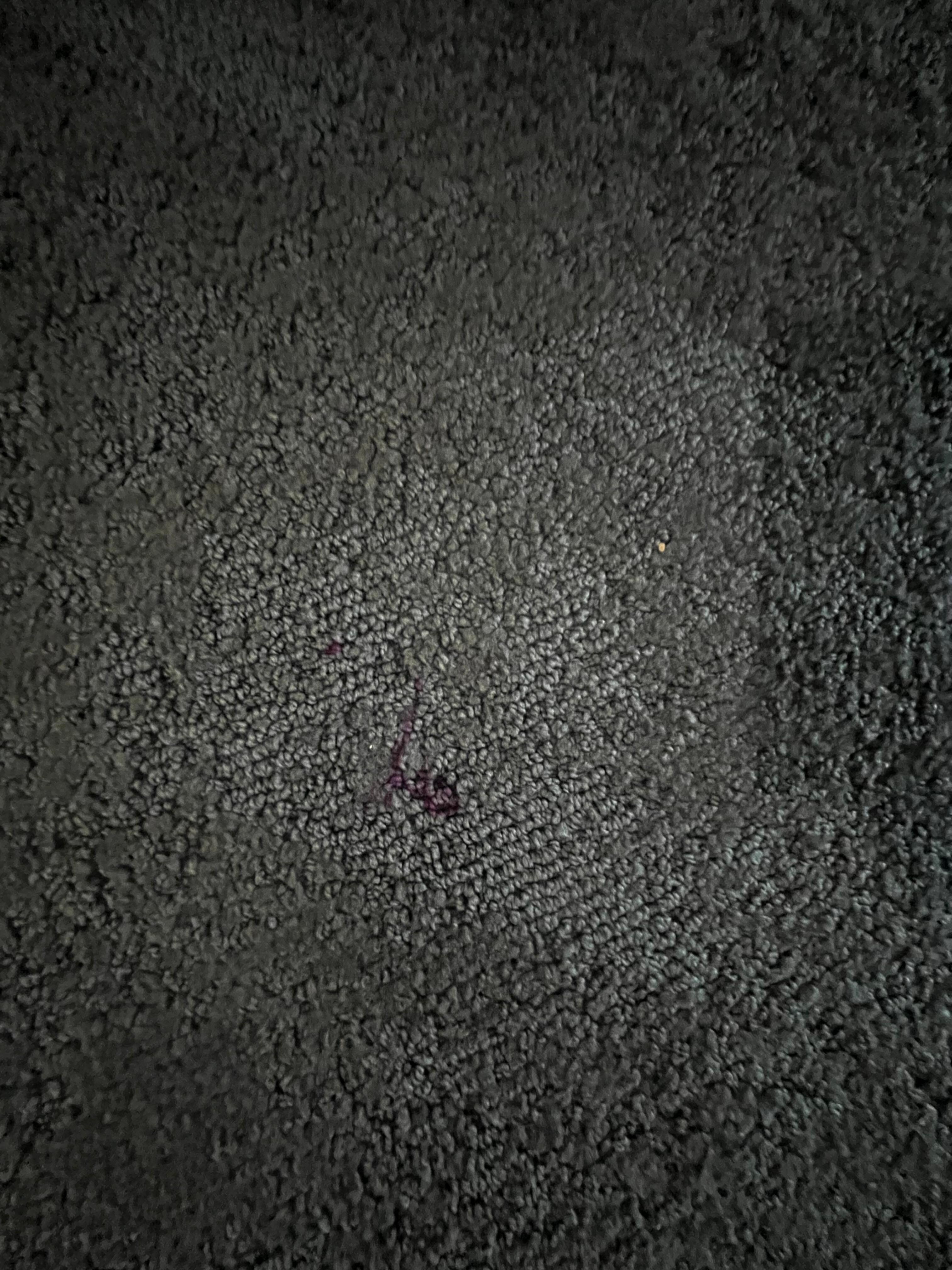 Stains on carpet