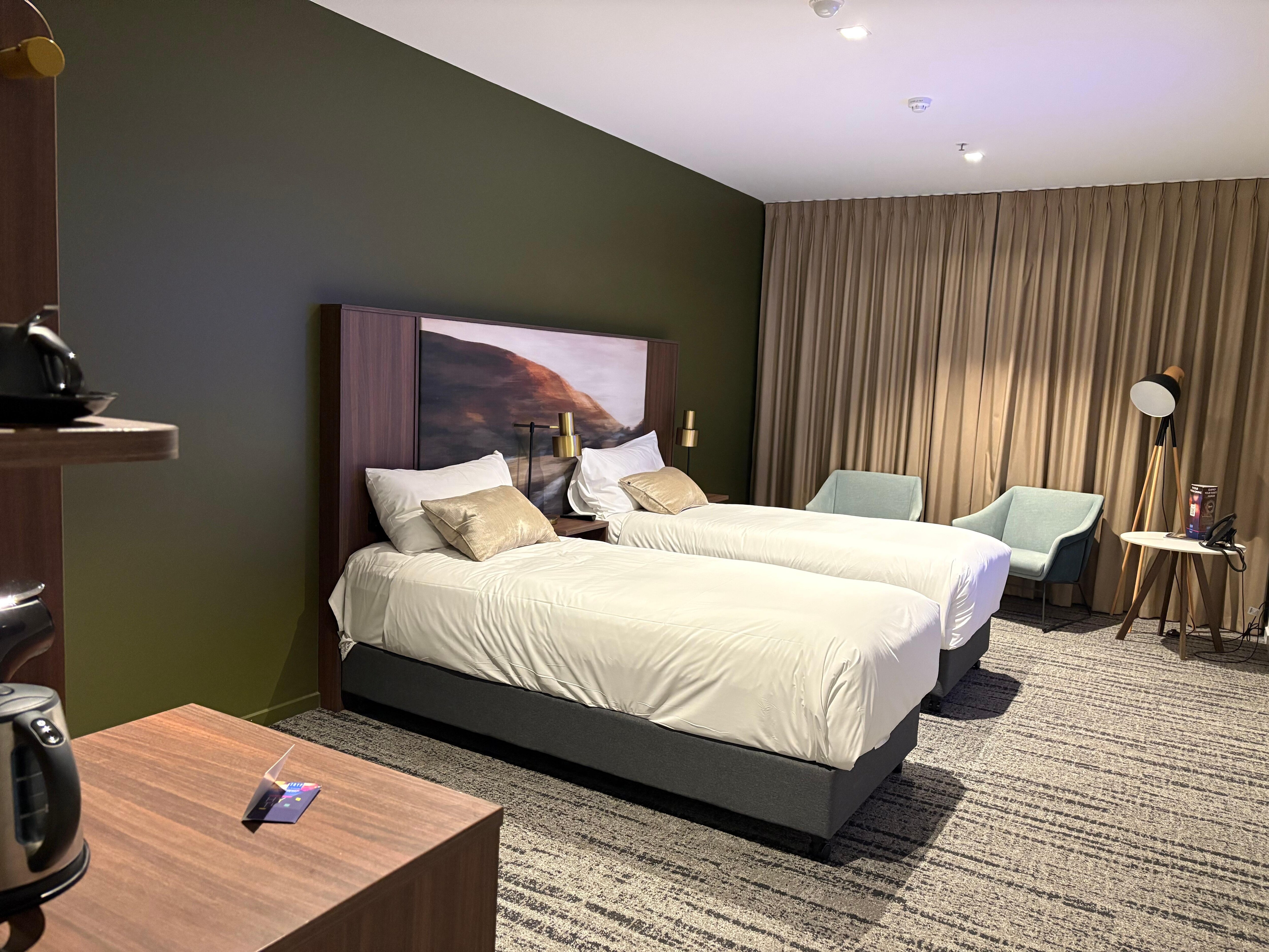 Deluxe corner room.
