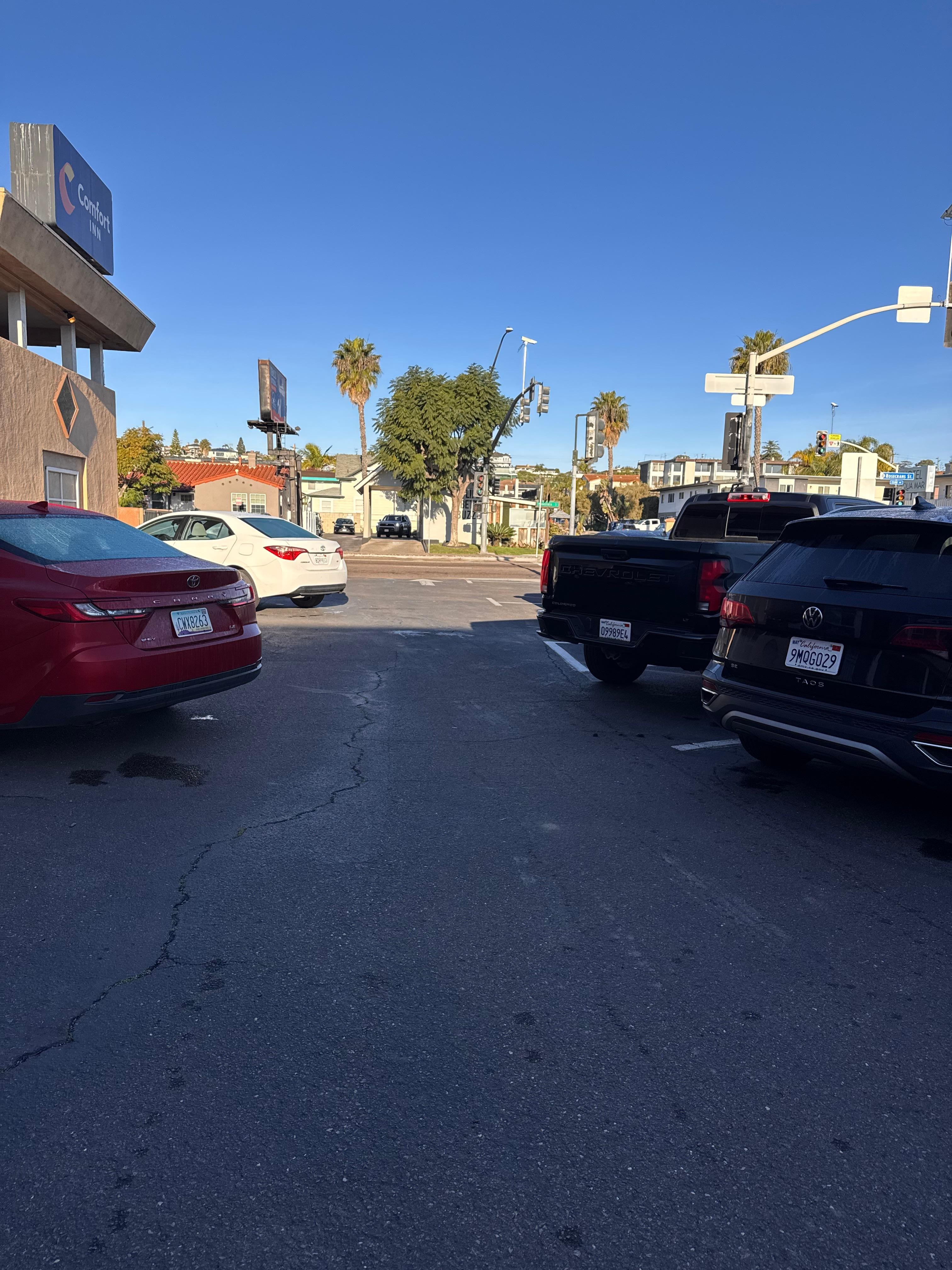 Can barely get a car through this maze. Luckily I didn’t have my truck. 