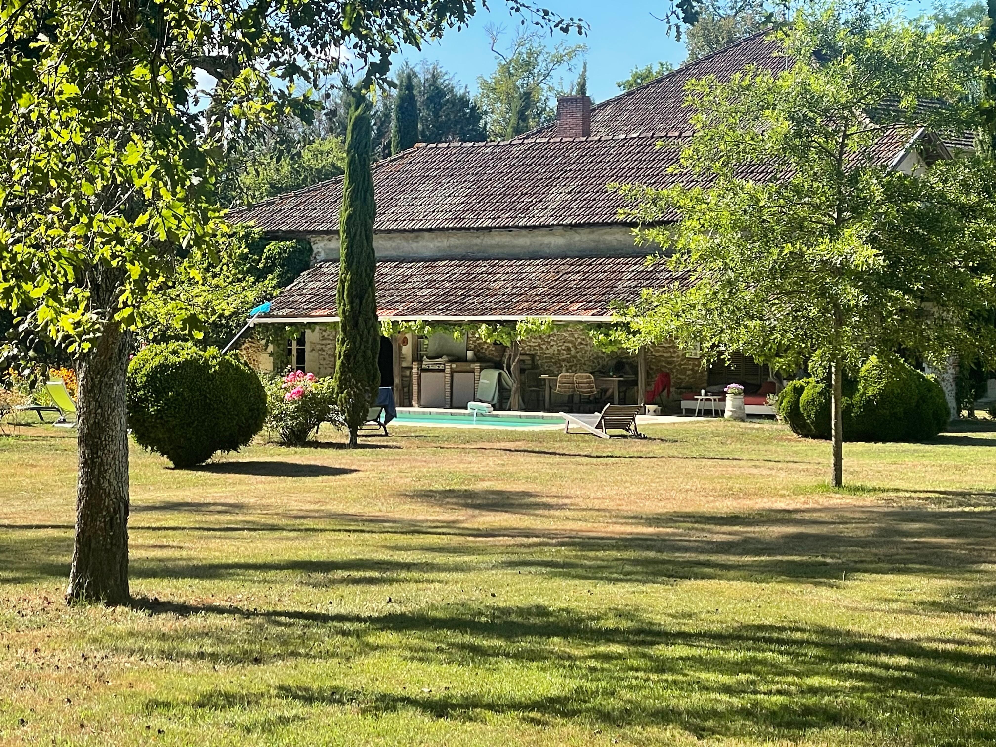 Pool and relaxing area