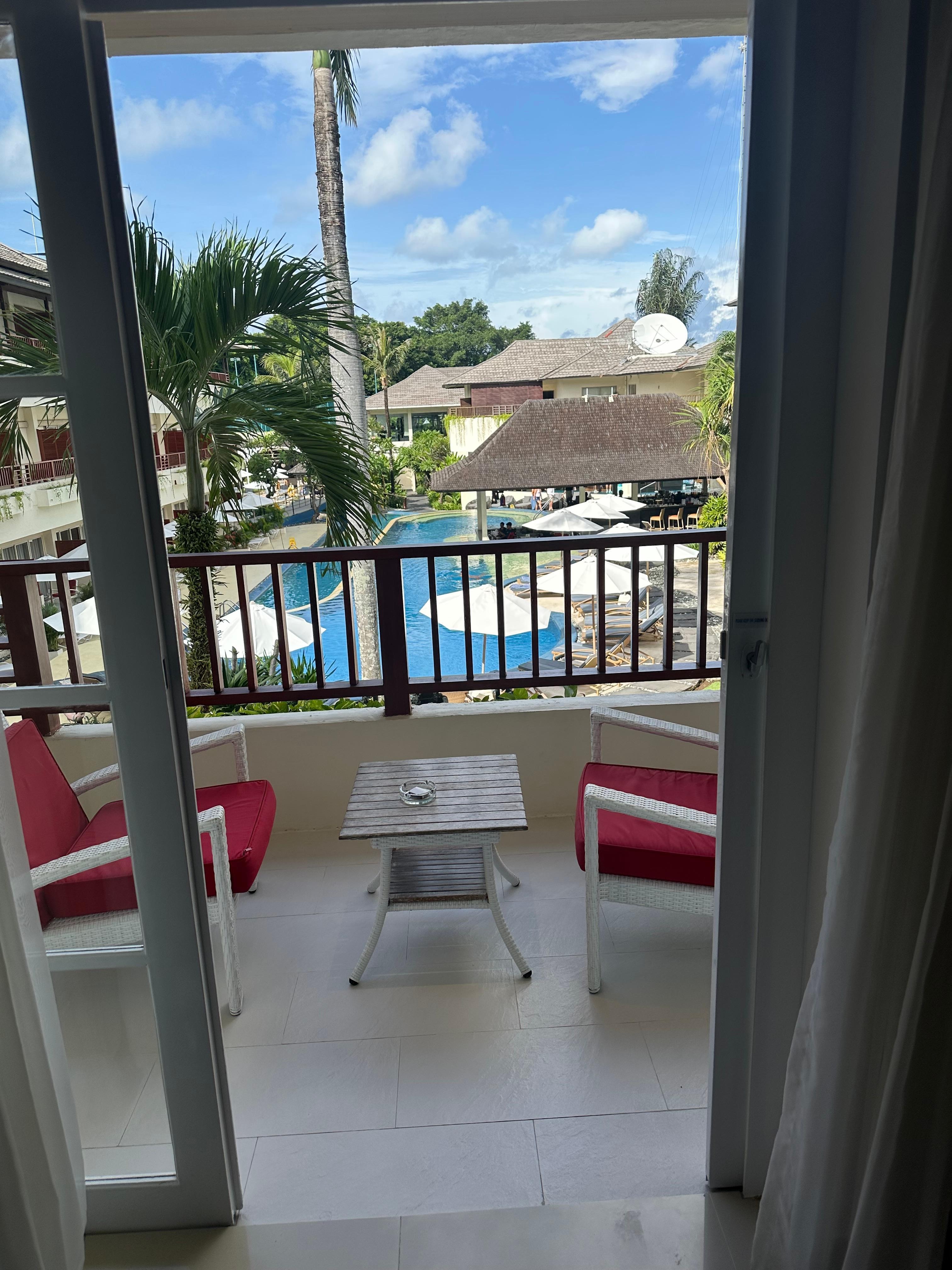 Standaard kamer met balkon.