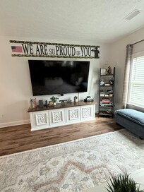 Comfortable setting for watching tv or playing games