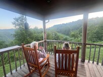 Morning coffee with this view.