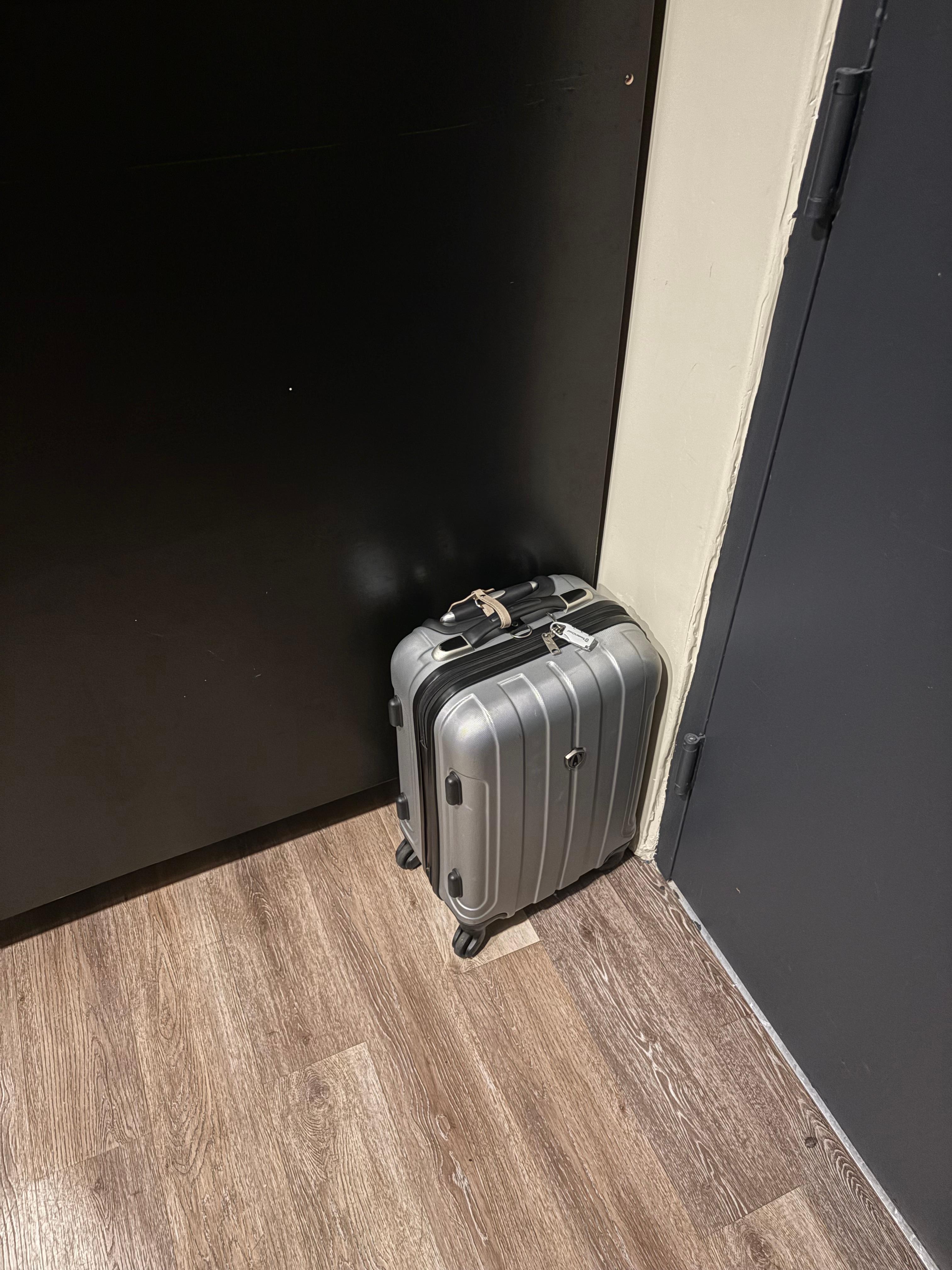 Everyone left their suitcases out