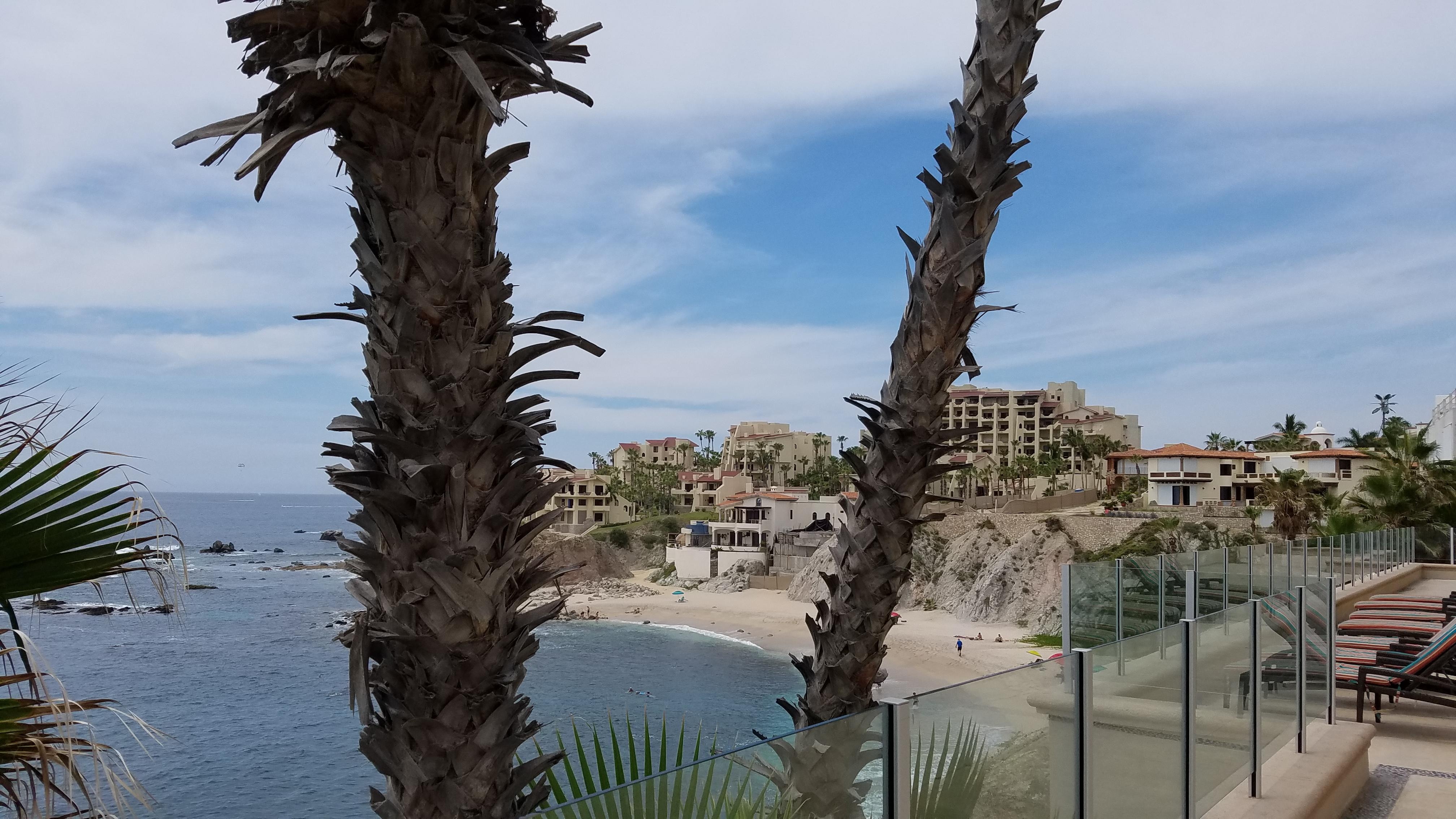 View to the beach