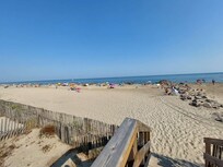 Beach during high season