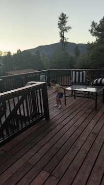 Dancing on the deck