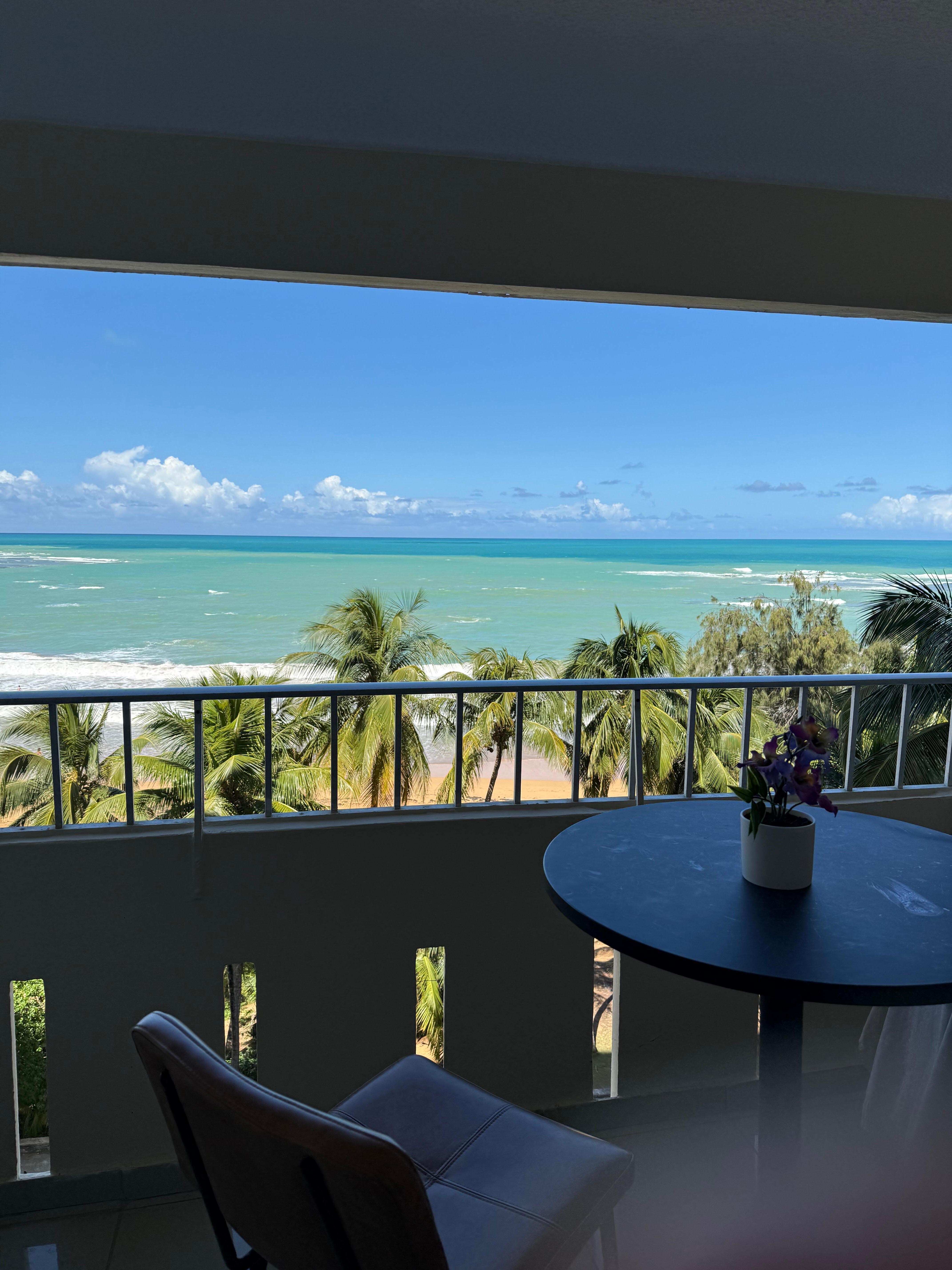 View from the balcony 