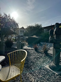 Outdoor courtyard