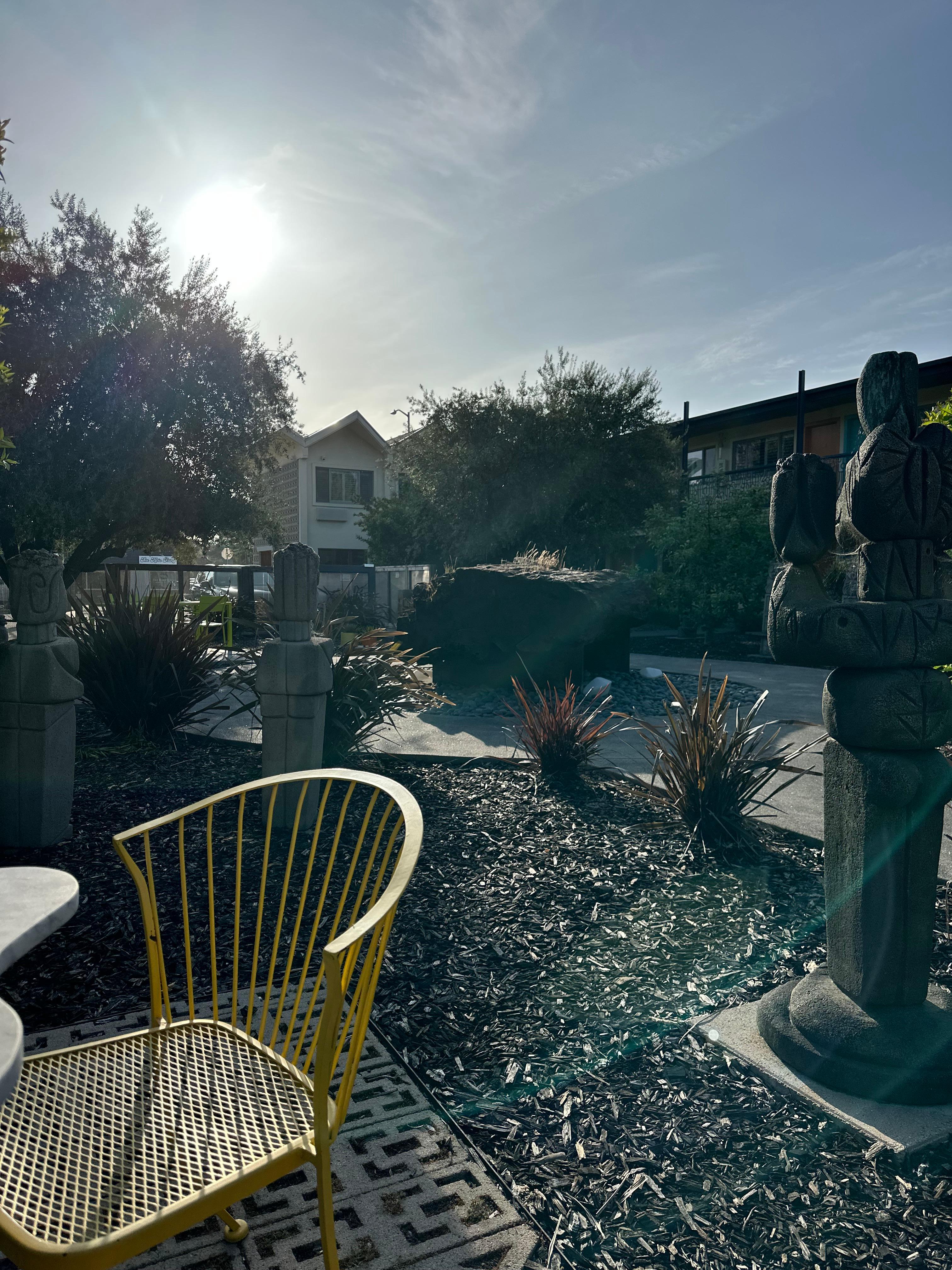Outdoor courtyard