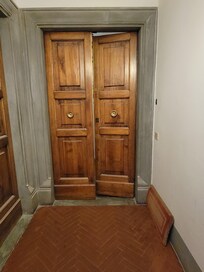 Front door to apartment