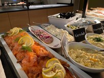 Frühstück, Lachs etc.