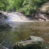 Lovely waterfall and swimming hole