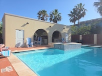 Pool area - we were spoiled and had it all to ourselves!