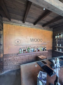 Pool side bar and lunch area