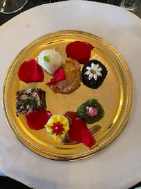 Thank you sweets from chef Zaayish and Azeem