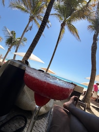 Drinks on the beach