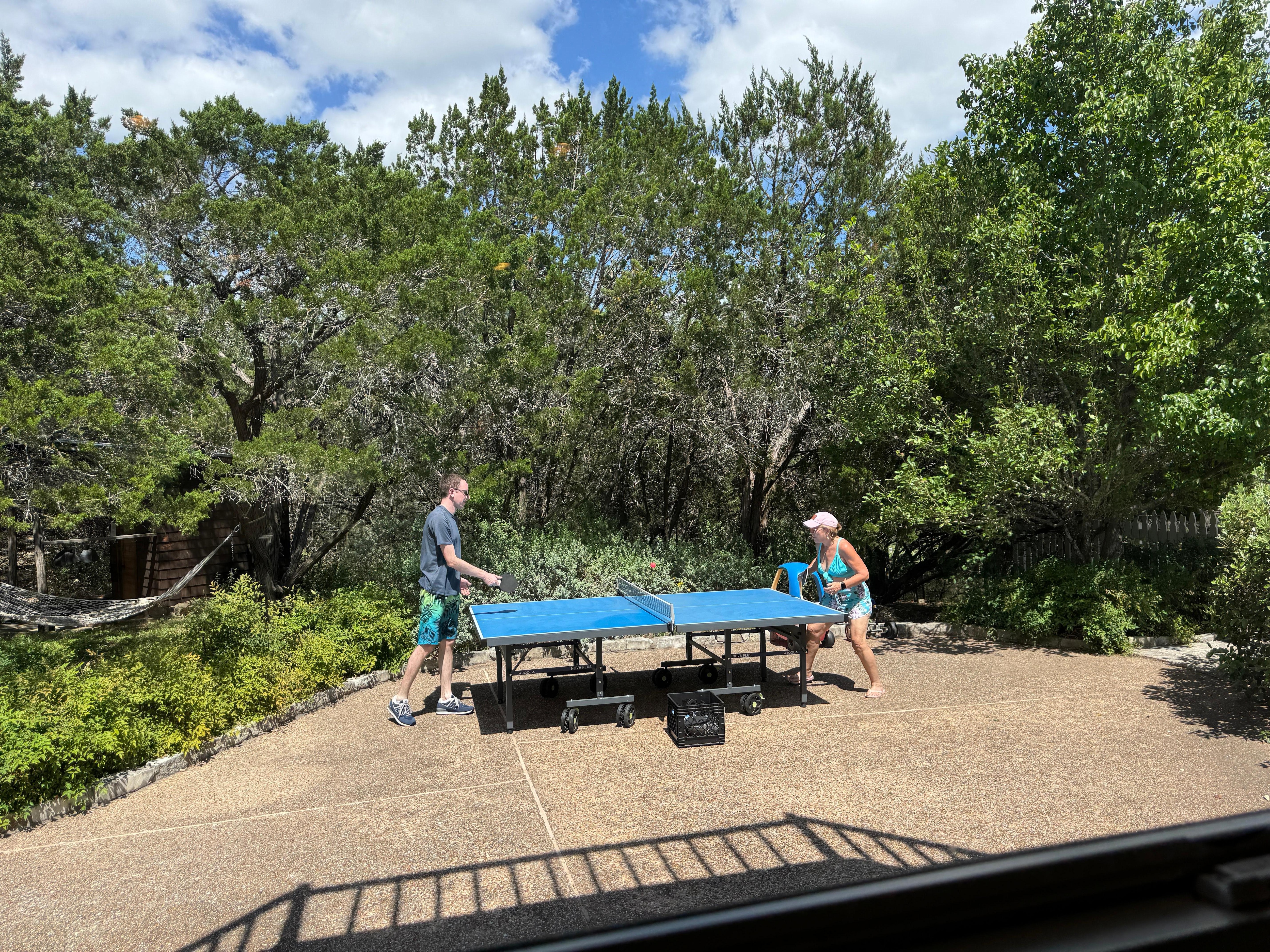 Ping pong is always fun