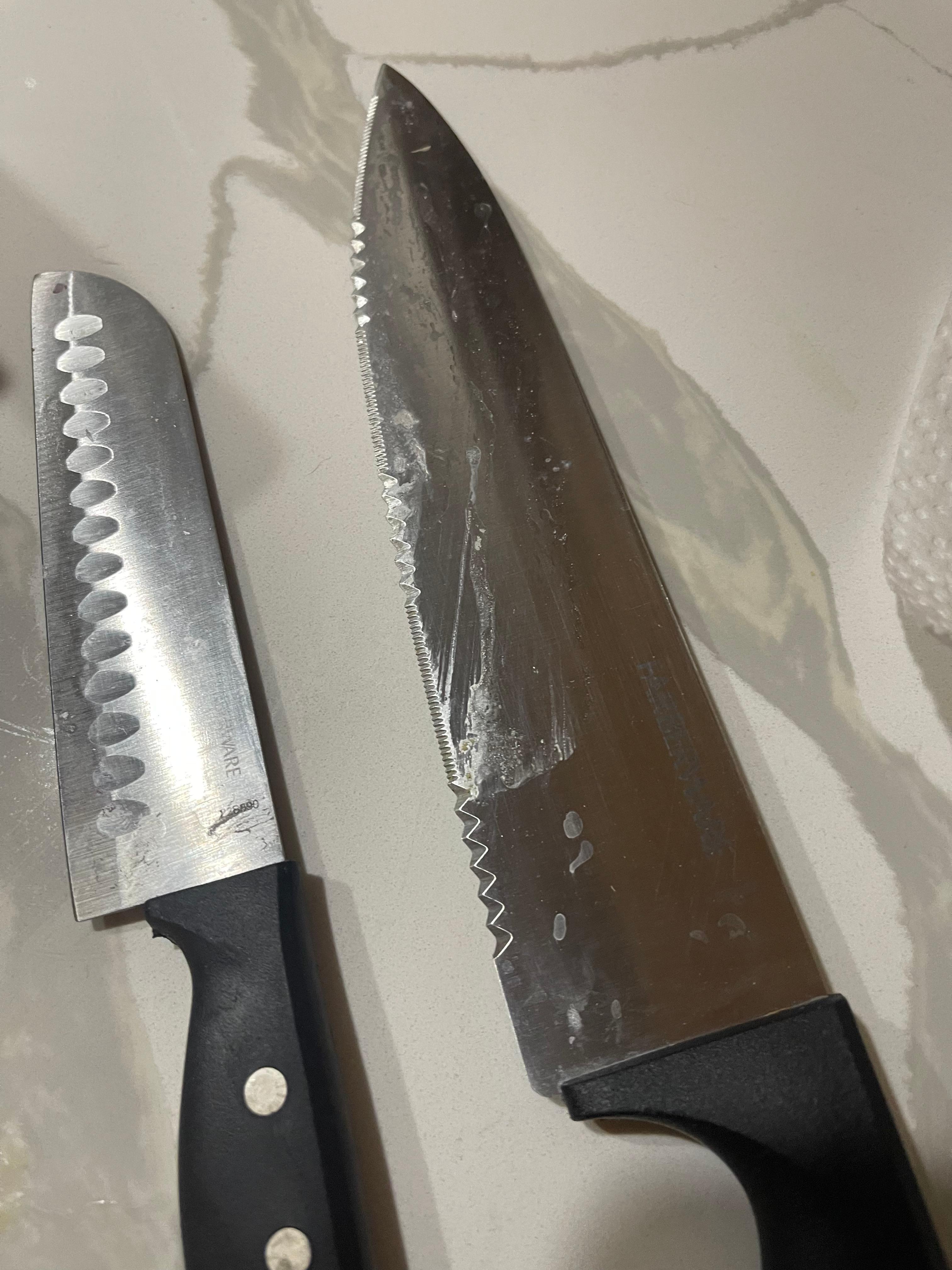 Not only was the yard not clean but the cutlery had smudges and were clearly not washed.