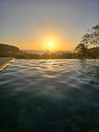 Sunset view from right outside my room