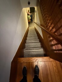 Very steep stairs to some sleeping areas