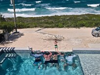 Pool fun, its not heated just FYI but that was totally okay.