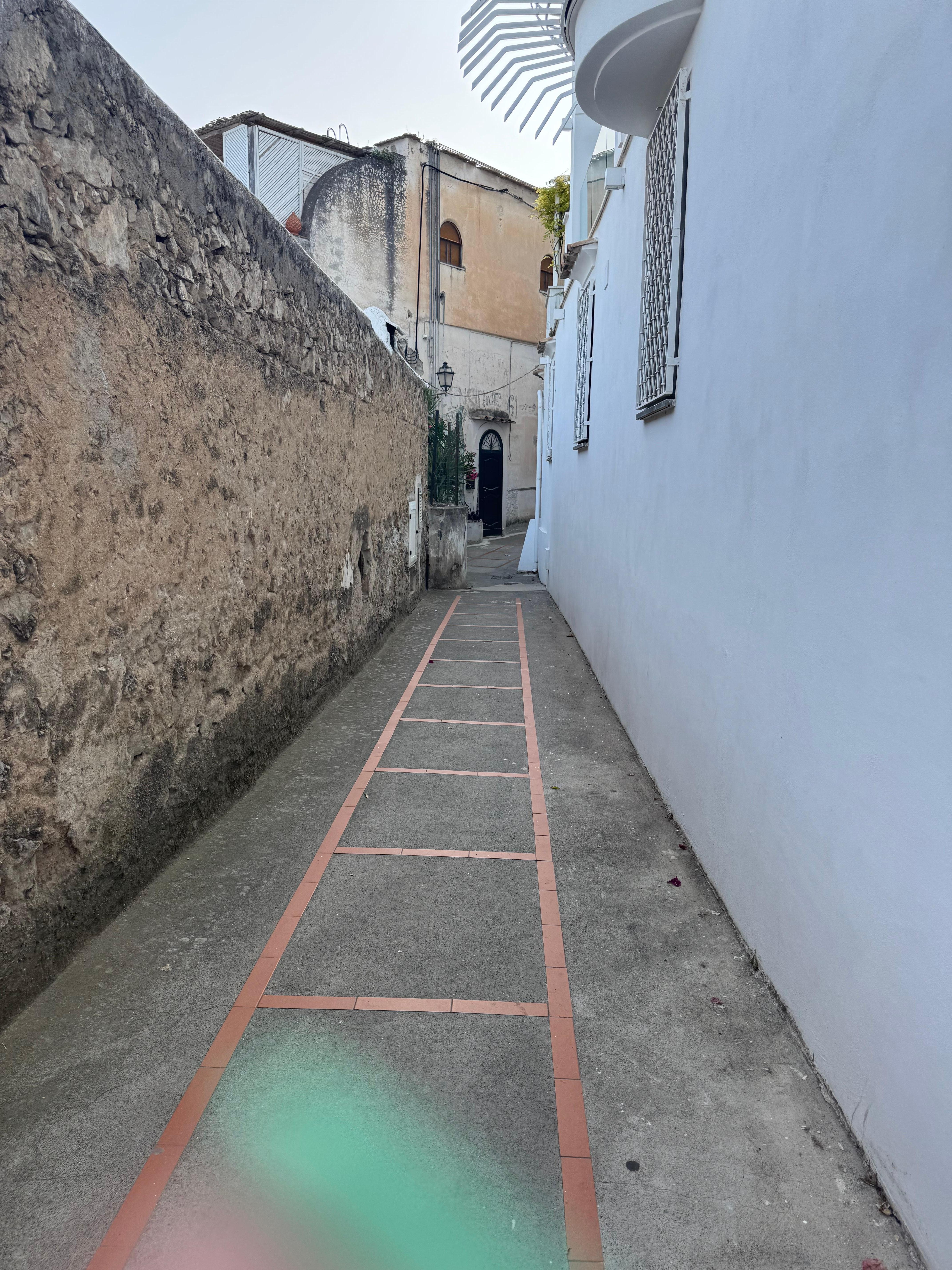 Pathway after you leave the main road (about 40 stairs down)