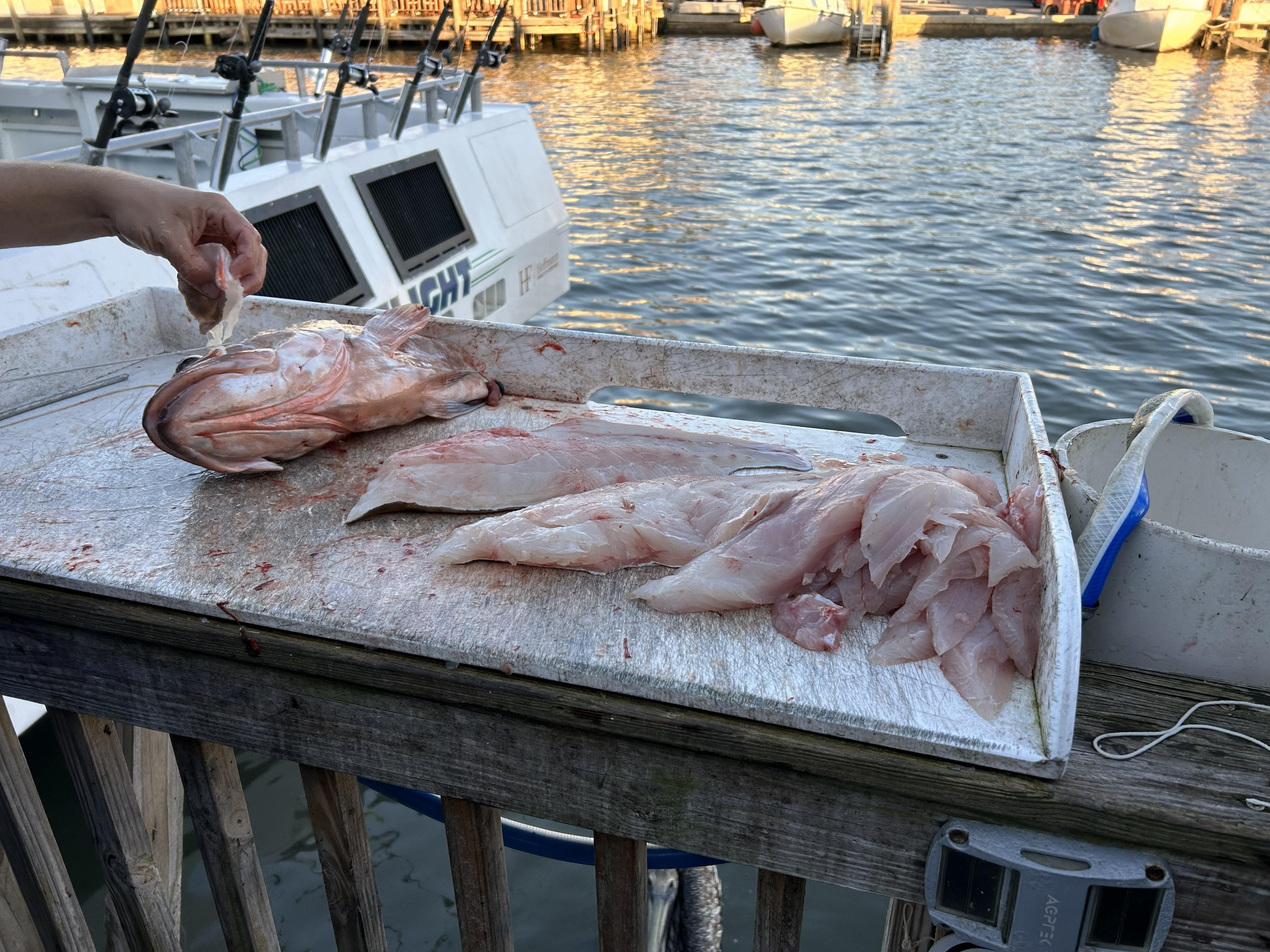 Charter captains will prepare your catch 