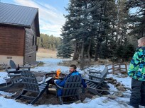 Great fire pit area