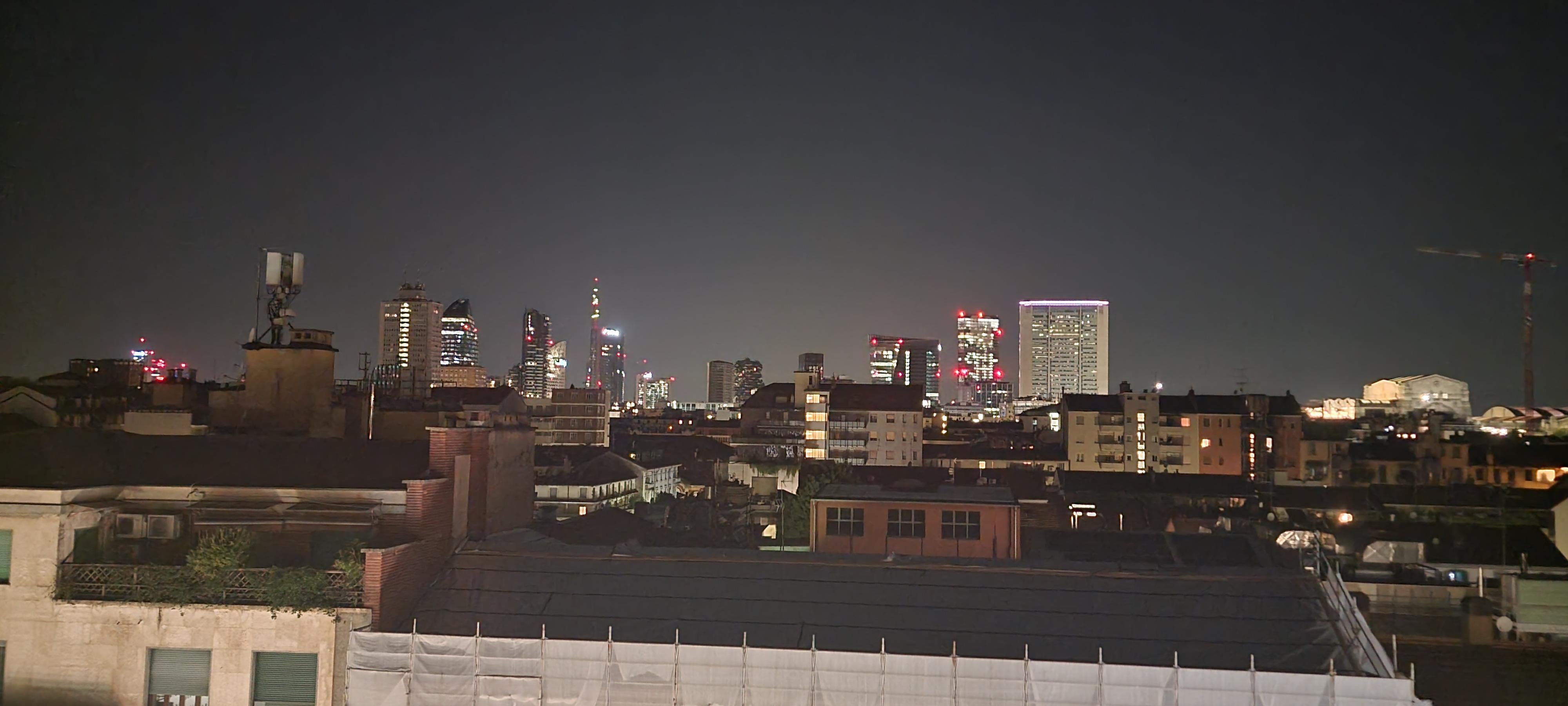 View from hotel terrace