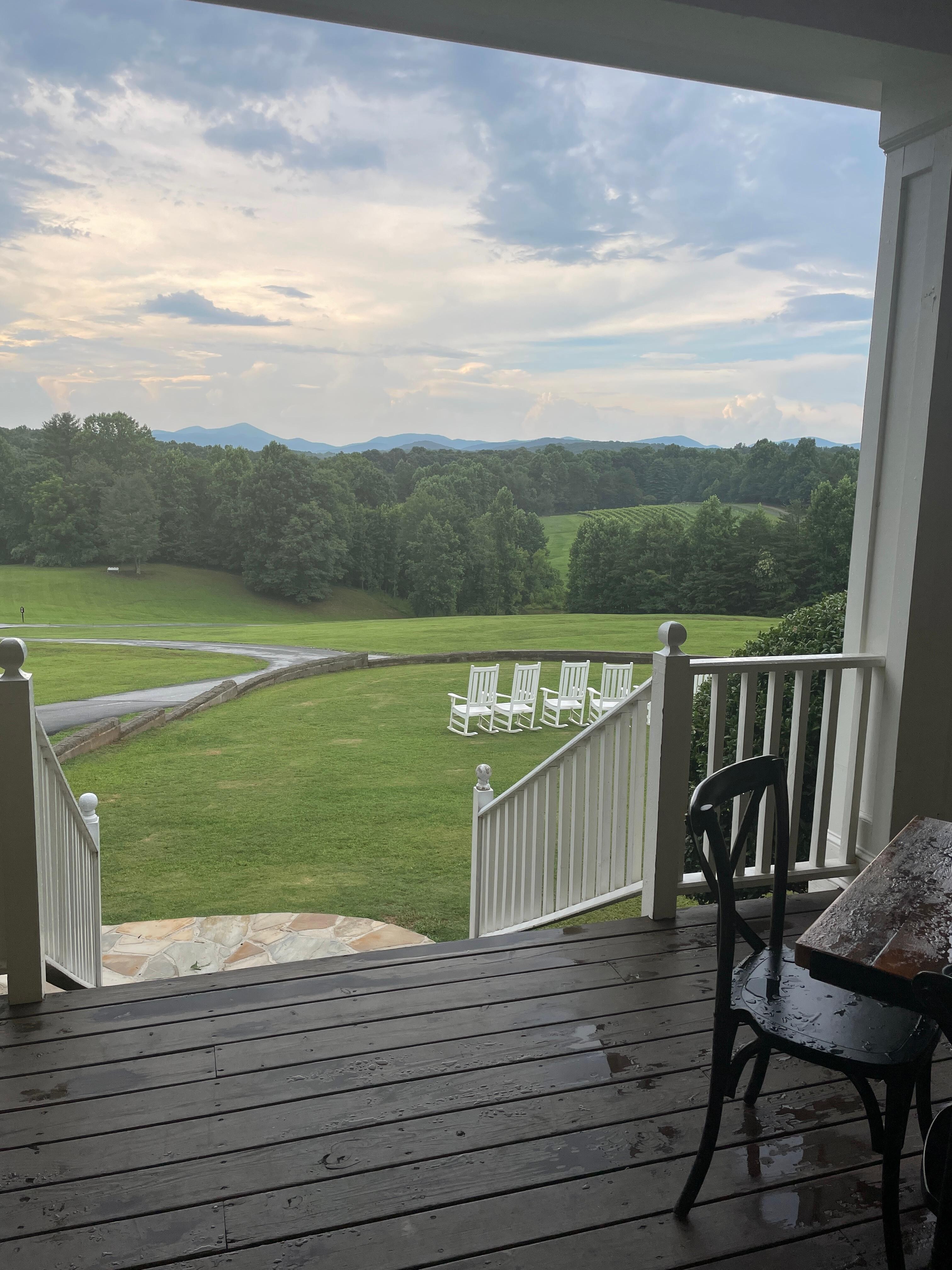 View from the front porch