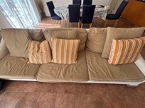 Stained settee