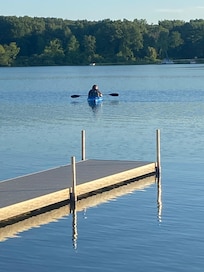 Enjoying the kayaks