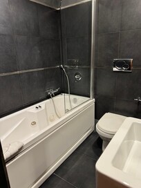 Spacious bathroom