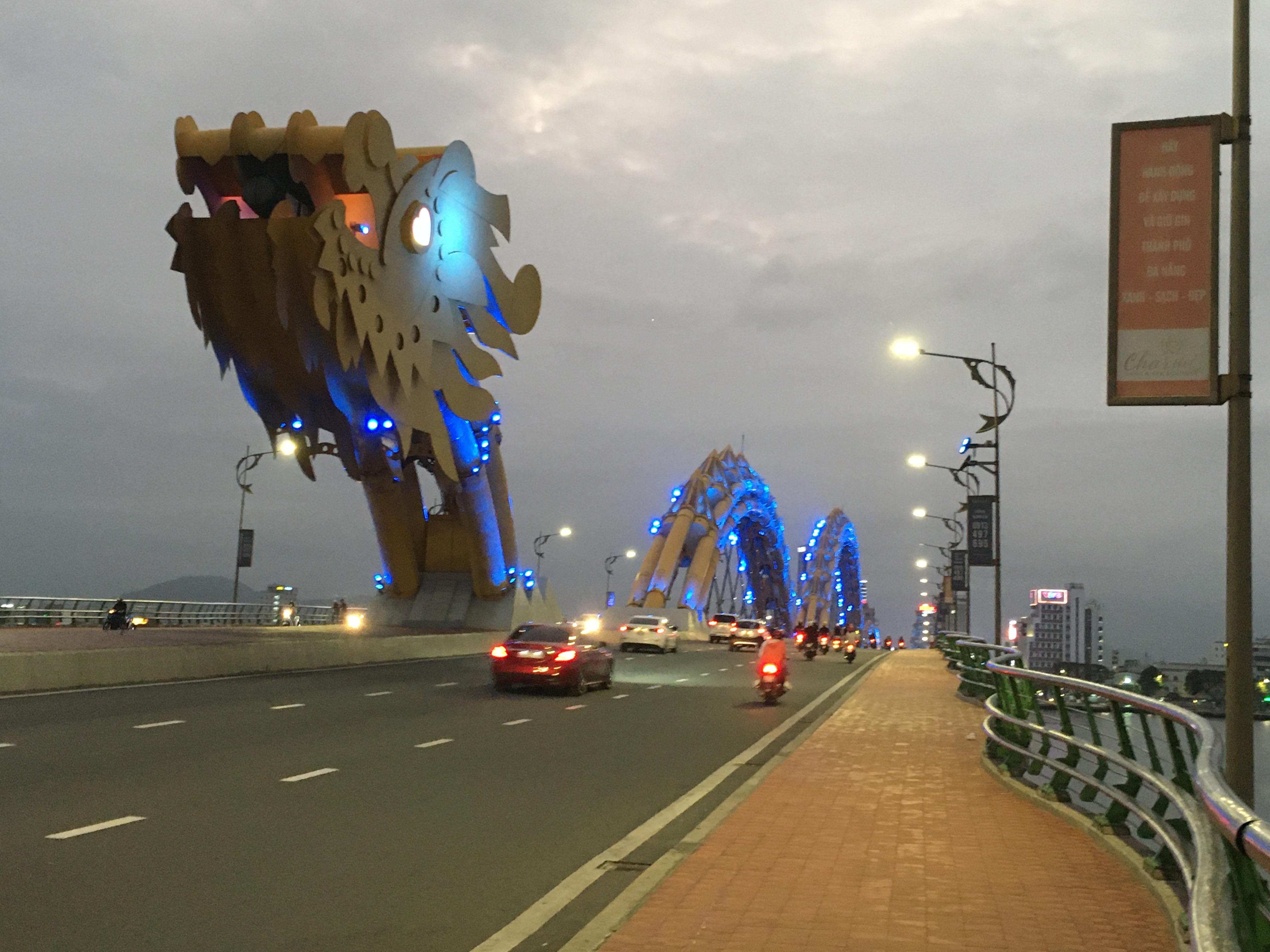 The Dragon Bridge in Da Nang