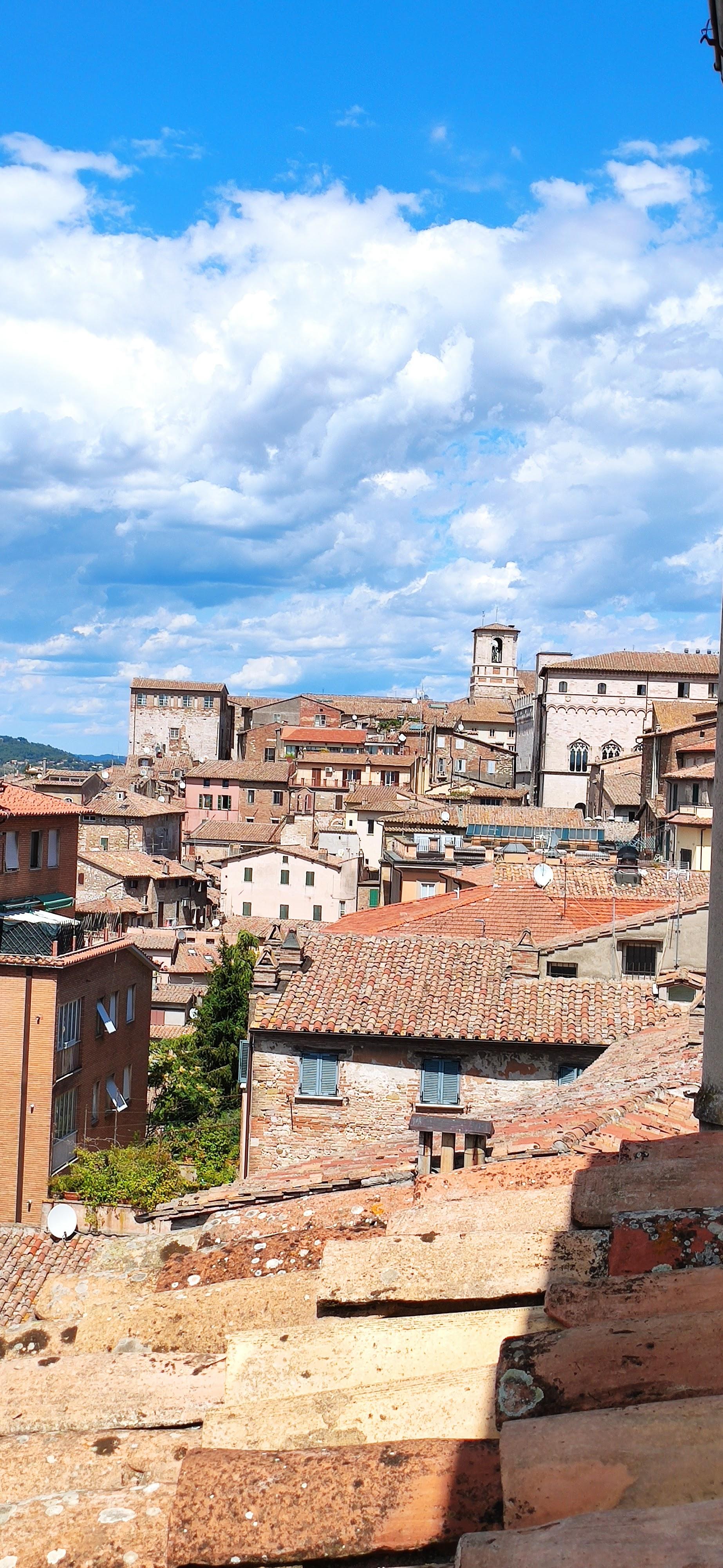 Vue de la terrasse au dernier étage 