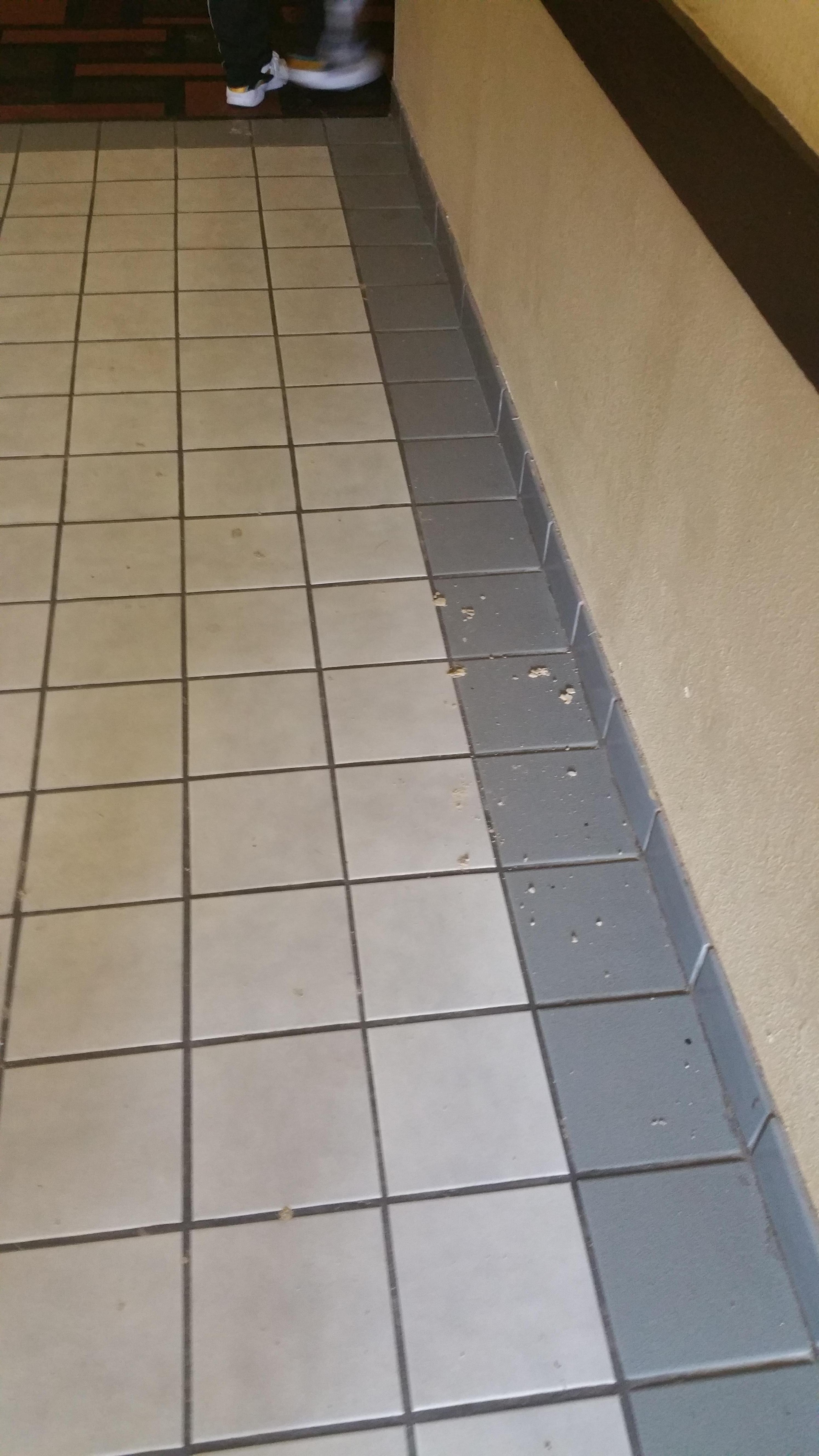 Dirt in hallway
