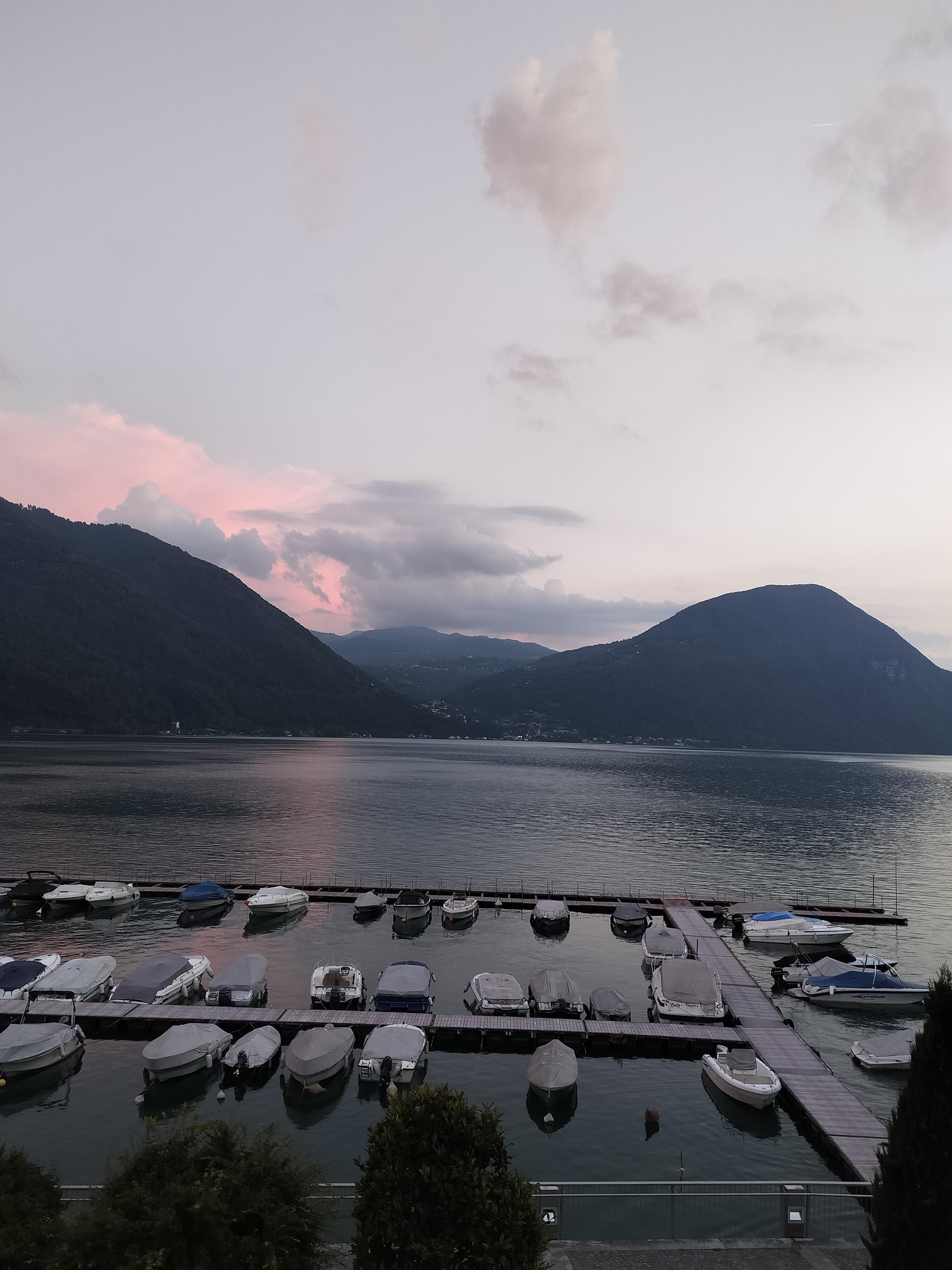 Evening view from balcony