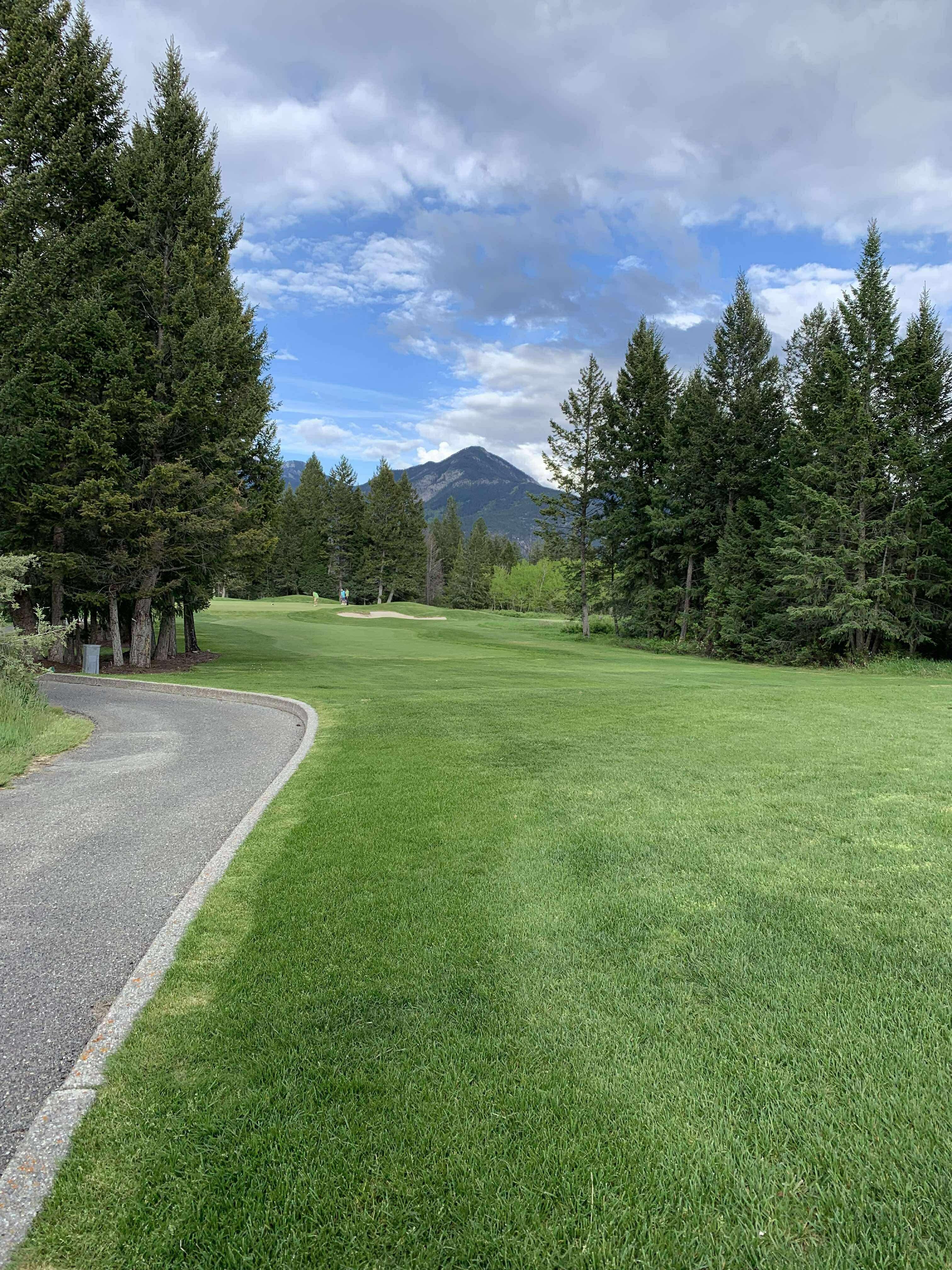 The golf course