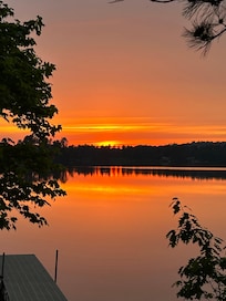 In front of our cabin.