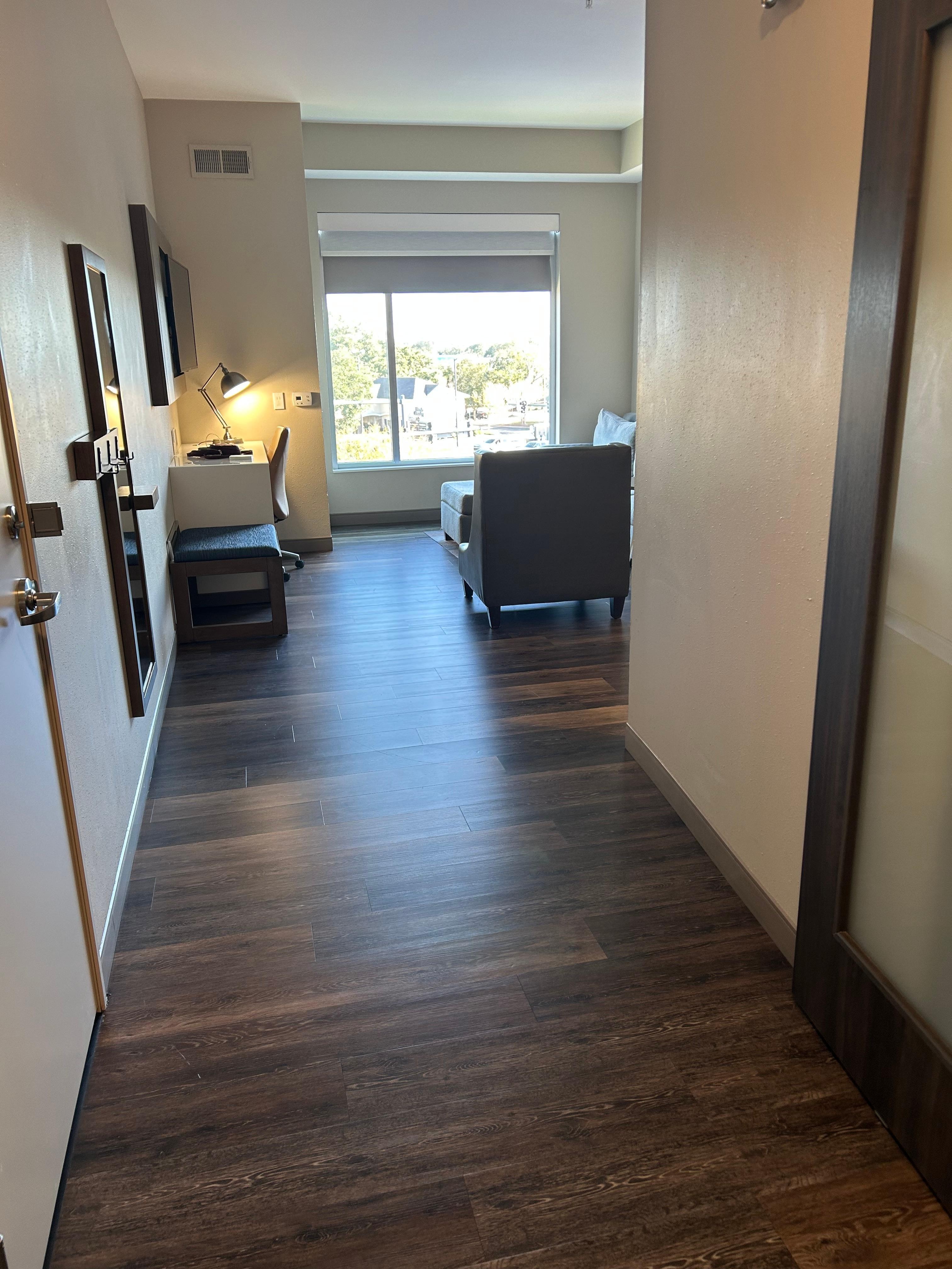 Entrance into living area 