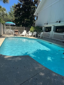 30 Pelican private pool on west side of house/driveway
