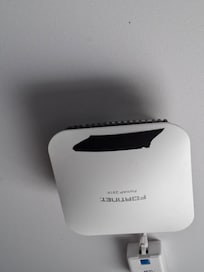 Smoke detector? Massive crack in it.