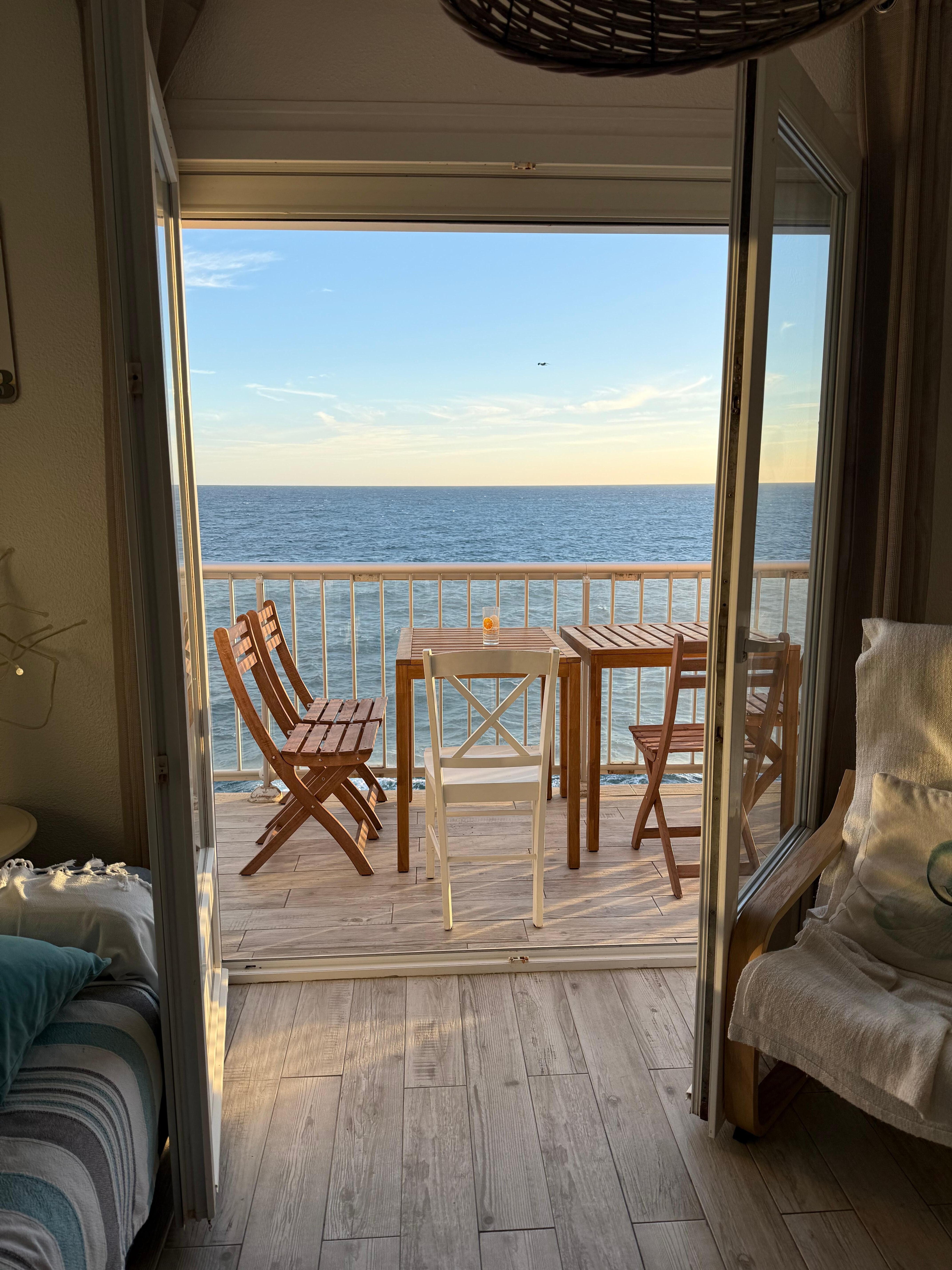 Blick aus dem Wohnzimmer